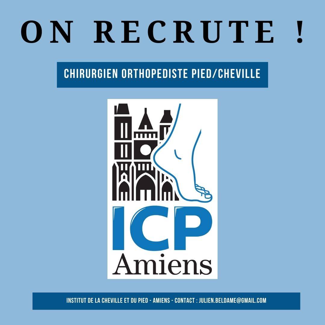 L'ICP Amiens recherche un chirurgien orthopédiste pour l'ouverture du centre en juin 2024